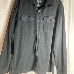 Mountain Hard Wear  Light Jacket Button Black Men's Sz L